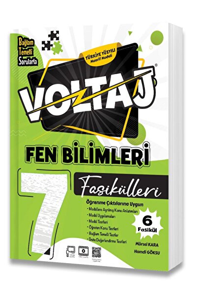 Berkay Yayıncılık 7.SINIF VOLTAJ FEN BİLİMLERİ FASİKÜLLERİ (6 FASİKÜL)