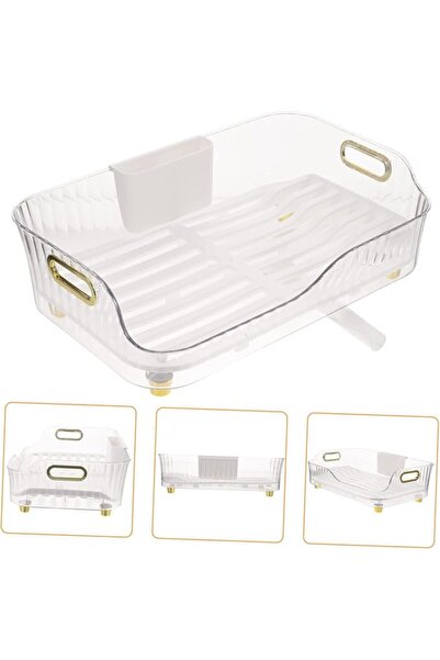 GENERAL Holder for Drying Eating Utensils and Transparent Multi-Purpose Baske...