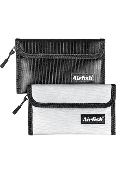GENERAL Airfish 2 Pack Fireproof Bag, 8 x 5" Fireproof Money Bag, Small Firep...