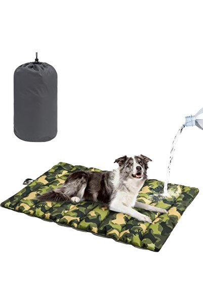 GENERAL BEAUTYZOO Outdoor Dog Bed Waterproof, Camping Dog Bed Reversible, Por...