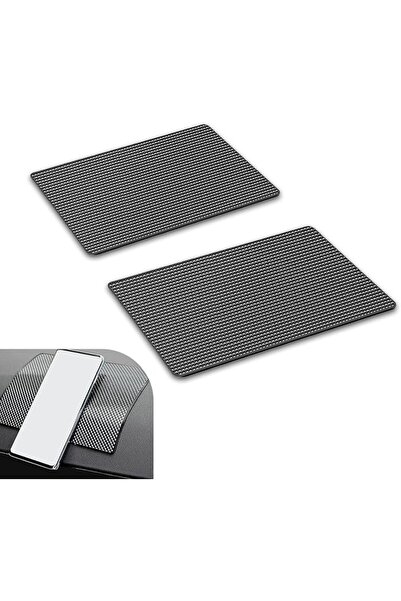 GENERAL leechio 2 PCS Car Dashboard Anti-Slip Mat, 10.63" x 5.9" Grid Anti Sl...