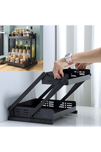 TYCOMASK Tycom Pull Out Spice Rack Organizer For Countertop and Cabinet,Stand...