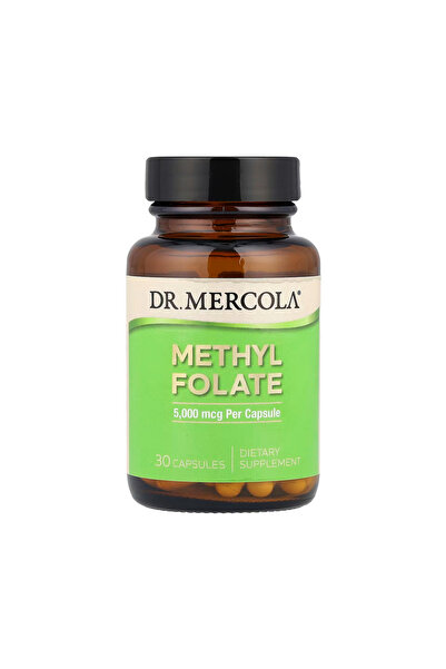 Dr Mercola دكتور ميركولا ميثيل فولات 5,000 ميكروغرام - 30 كبسولة