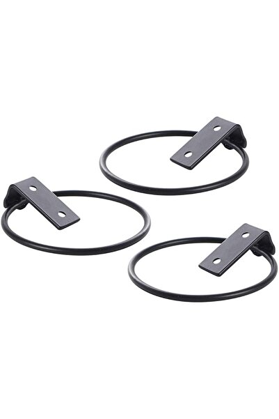GENERAL GREENWISH 4.3 inch Wall Flower Pot Ring, Set of 3 Pack Metal Planter ...