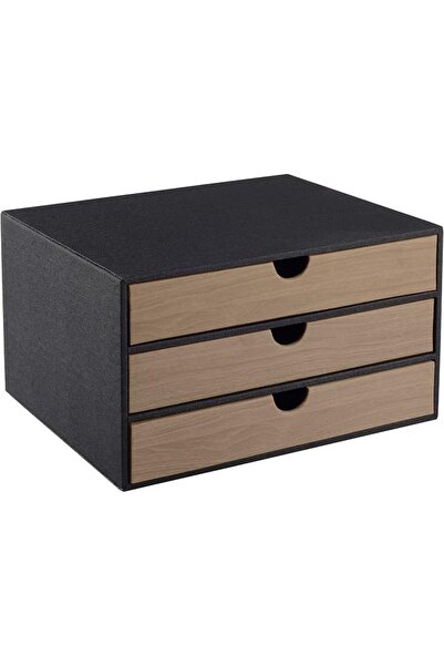 GENERAL Fashion Multicolor Collocation Leather Desk Organizer File Cabinet Ex...