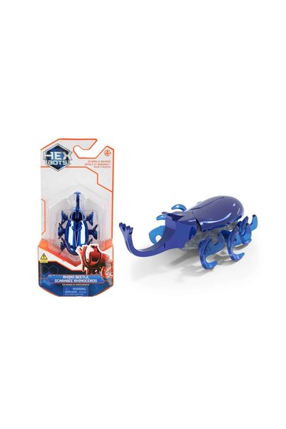 Hex Bots Robotik Böcek - Mavi Rhino Beetle