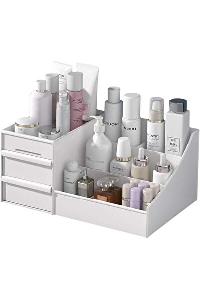 GENERAL Makeup Organizer Jewelry Storage Box - Cosmetic Dresser Drawers Deskt...