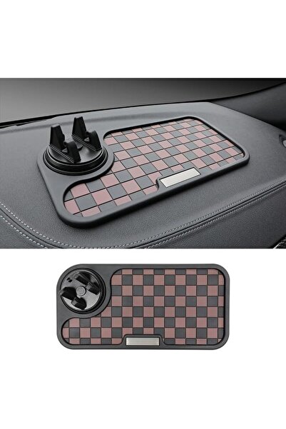 SARTE Car Dashboard Mat Anti-Slip Rubber Pad with Phone Holder Universal Non ...