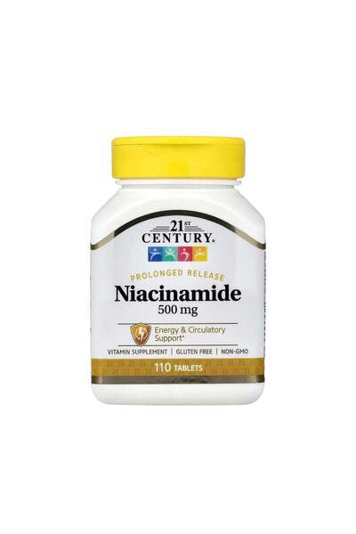 21st Century Niacinamide 500 mg Prolonged Release - 110 Tablets