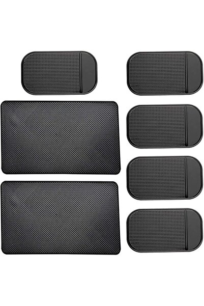 CKANDAY 7 Pack Car Dashboard Anti-Slip Mat, 2 Sizes Heat Resistant Sticky Non...