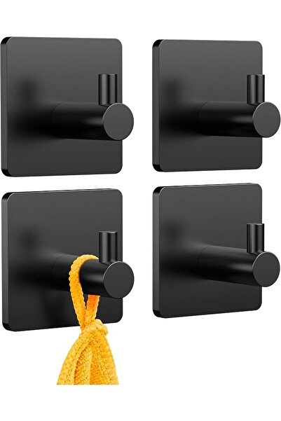 GENERAL HITSLAM Adhesive Hooks Heavy Duty Self Adhesive Towel Hooks, Stick on...