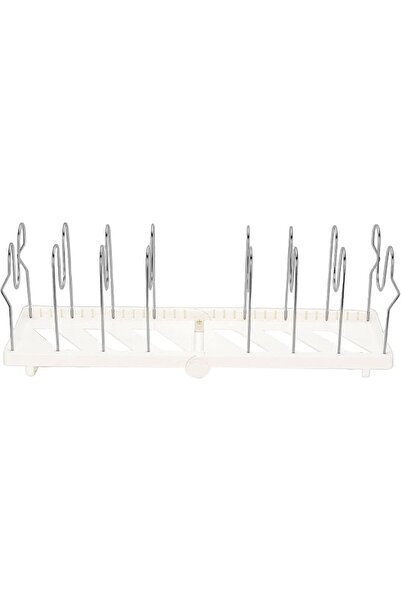 Generic Pots and Pans Organizer Under Cabinet, Foldable Pot and Pan Organizer...