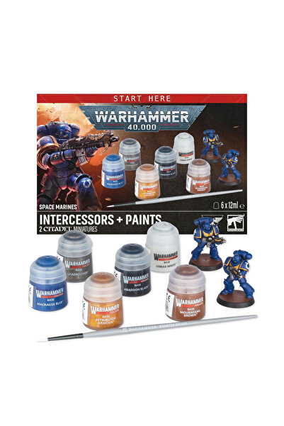 Games Workshop Warhammer 40K - Διαστημικοί Μαρίνοι (S) : Αντεμπόροι + Χρώματα