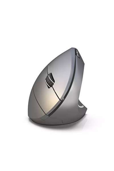 Cloody Şarjlı Gri Dikey Ergonomik Kablosuz Mouse Fare Wireless 2000 Dpı 6