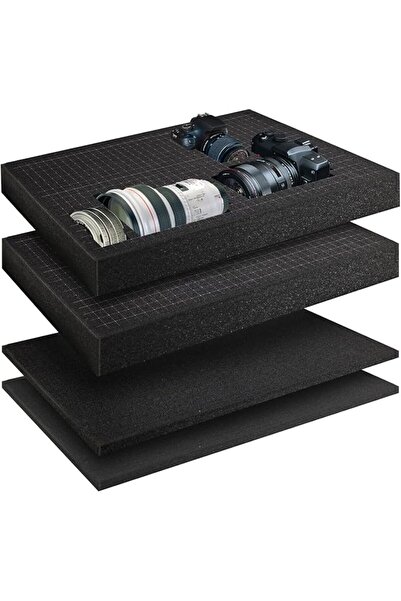 TERRIFI Pluck Foam Insert for Storage Case,4 Pcs Customizable Pick Apart Foam...