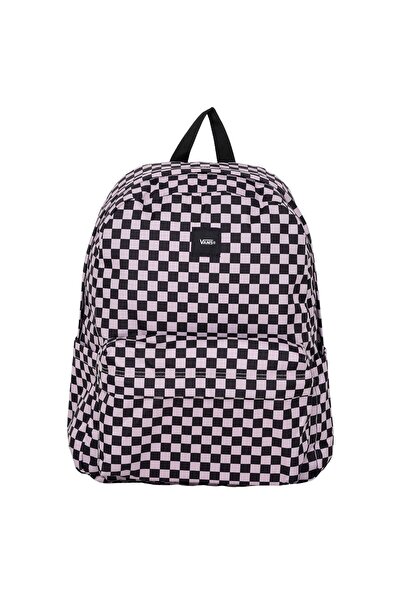 Vans Σακίδιο πλάτης σε στυλ old school με καρό σχέδιο, σε χρώμα απαλό πετάλου.