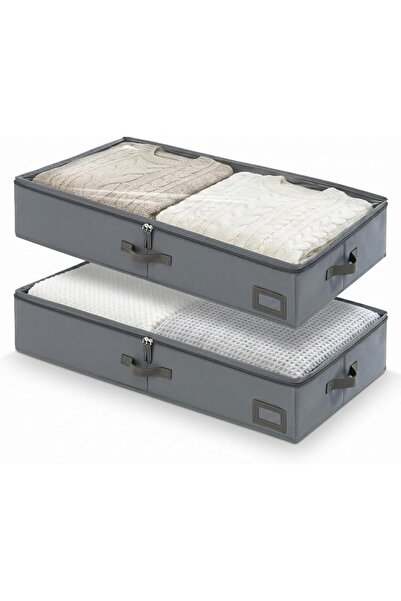 GENERAL Under Bed Organizer 6 Inch, under Bed Storage Container, under Bed St...