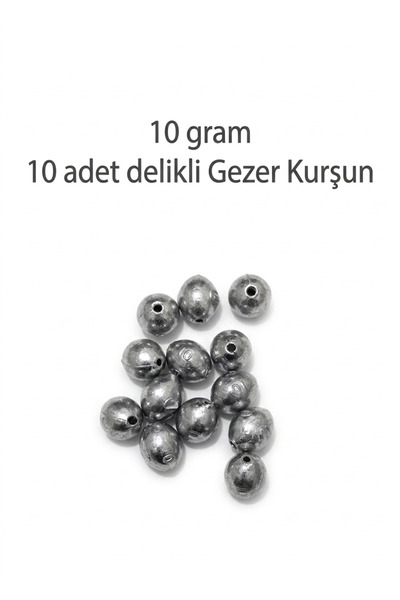10 gram delikli Gezer Kurşun 10'lu paket