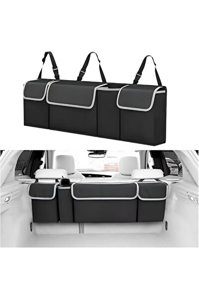 GENERAL Ywd Eml Car Trunk Organizer with Lid, Large Waterproof Storage Bag wi...