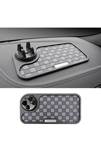 SARTE Car Dashboard Mat Anti-Slip Rubber Pad with Phone Holder Universal Non ...