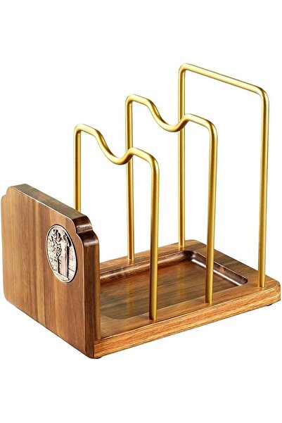 Generic Kitchen Cutting Board Storage Rack Countertop Pot Pan Lid Rack Choppi...
