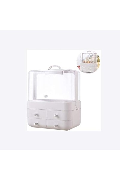 GENERAL Cosmetic Storage Desktop Organizer Box Case Clear Plastic,Holder with...