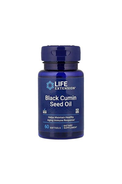 Life Extension زيت حبة البركة السوداء - 60 كبسولة هلامية