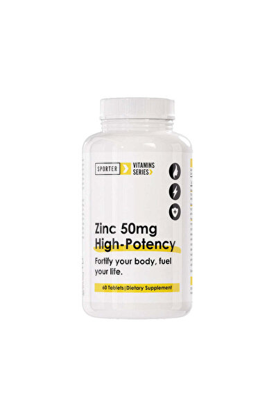 Sporter - Zinc 50mg - Unflavored - 60 Tablets