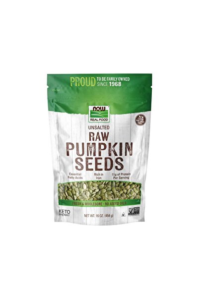Now Foods Raw Pumpkin Seeds Unsalted 16 oz (454 g)