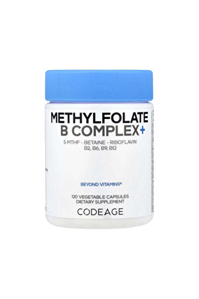 Codeage Methylfolate B Complex+ - 120 Vegetable Capsules