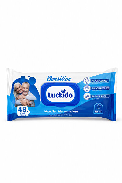 Luckido Vücut Temizleme Havlusu 48'Li