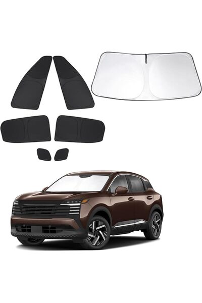 GENERAL Windshield Sun Shade Car Windshield Foldable Full Windows Coverage Cu...