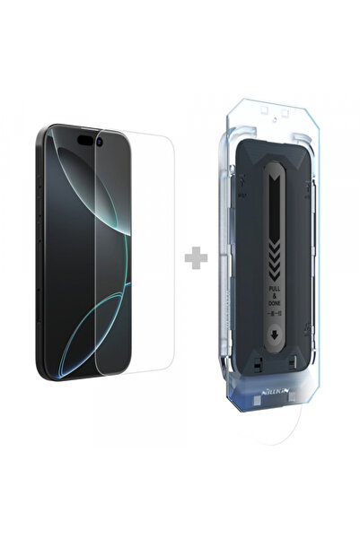 Nillkin H+ Pro Протектор за екран с апликатор за Apple iPhone 16, Закалено ст...