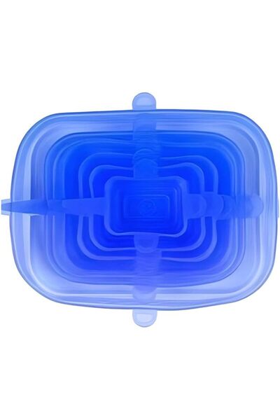 Generic Silicone Lids for Bowls Reusable Airtight Portable Square Kitchen Gad...
