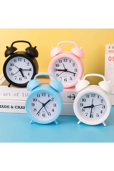 JML Alarm Clock 11x8cm, Colorful, Classic with Plastic Bells