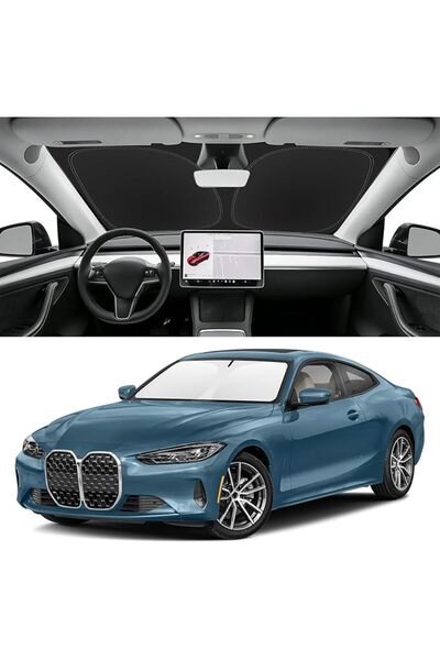 GENERAL Windshield Sun Shade Sunshade for 2021-2022 2023 2024 2024 BMW 4 Seri...