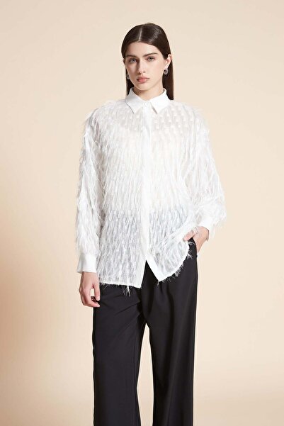 Yola Cropped Blouse with Long Sleeves