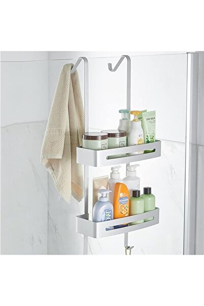 Motimix MOTIM Hanging Shower Caddy Over The Door Rust Proof Bathroom Shower O...