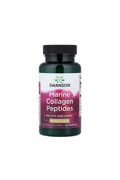 SWANSON Type I Hydrolyzed Marine Collagen Peptides 400 mg - 60 Caps