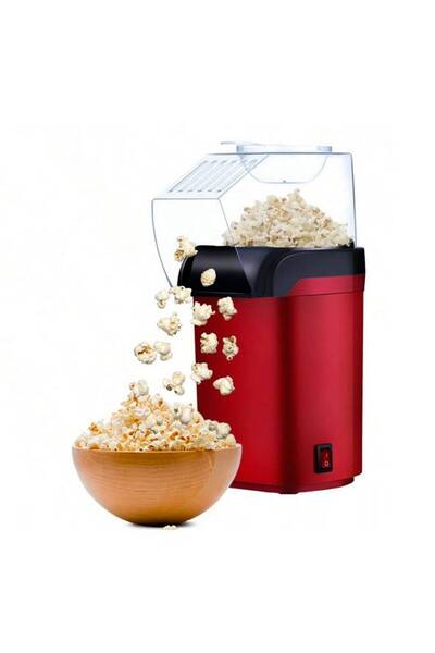 ALSAIF ELEC Alsaif Hot Air Popcorn Maker, Red