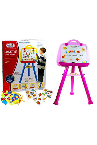 LEAN Tablă magnetică de birou cu marker și magnet, roz
