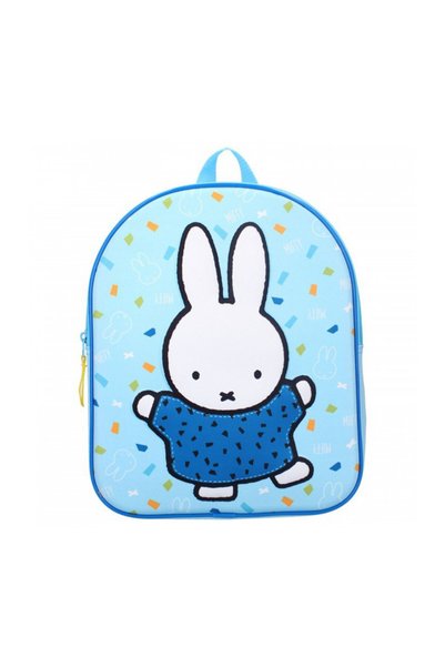 Miffy Σακίδιο 3D Να είσαι πάντα ο εαυτός σου Μπλε 32x26x11εκ.