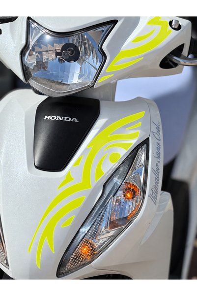 Banxtre Honda Dio için Dövme Tribal Desen Sticker (2 Parça)