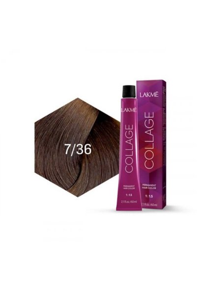 Lakme صبغة شعر ذهبية بلون الكستناء المتوسط رقم 1 7/36