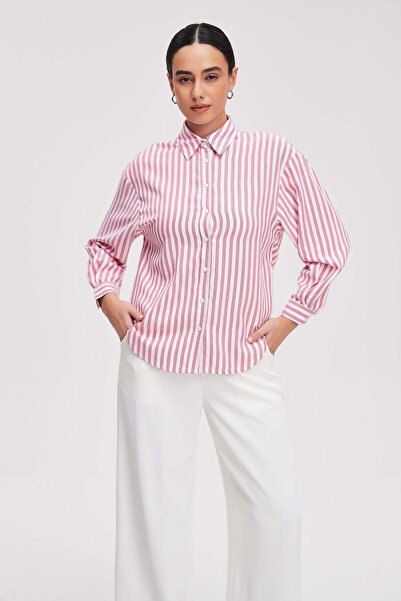 Livia Women's Striped Long-Sleeve Blouse