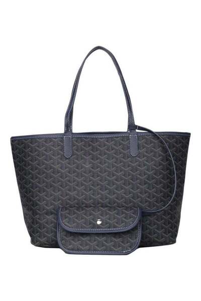 Arabest Large Grey Shoulder Bag, Women's Handbag with Spacious Compartment fo...