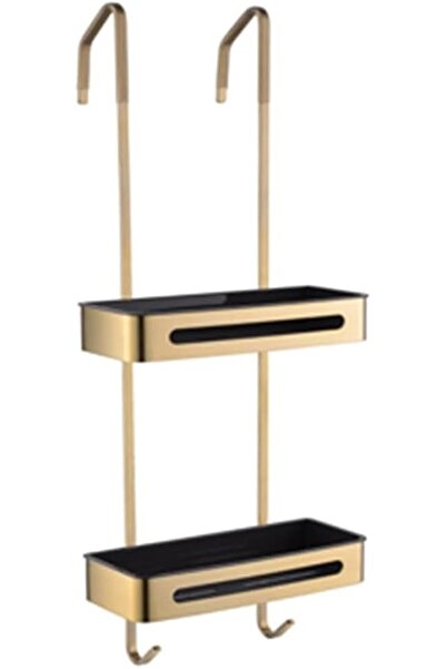 Generic Over The Shower Door Caddy, Rust Proof Hanging Organizer Rack with Ho...