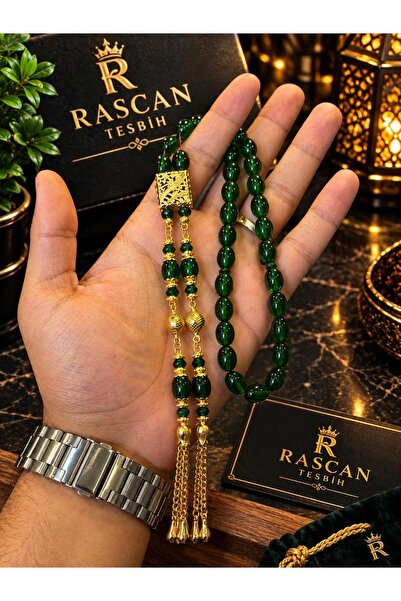 RASCAN PİRİNÇ PÜSKÜL ZAZA MODEL KEHRİBAR TESBİH