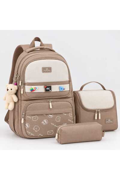 KOST Korean Style Quality Nutrition and Pencil Box Set School Bag
