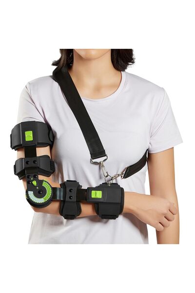 Arabest ROM Elbow Brace,Adjustable Range of Motion Support for Post-Surgery R...
